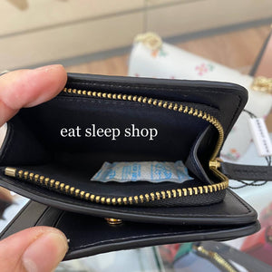 Marc Jacobs Black 'The Mini Compact' Wallet