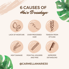 6 causes of hair breakage