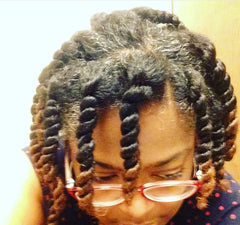 over night styling; twist out 