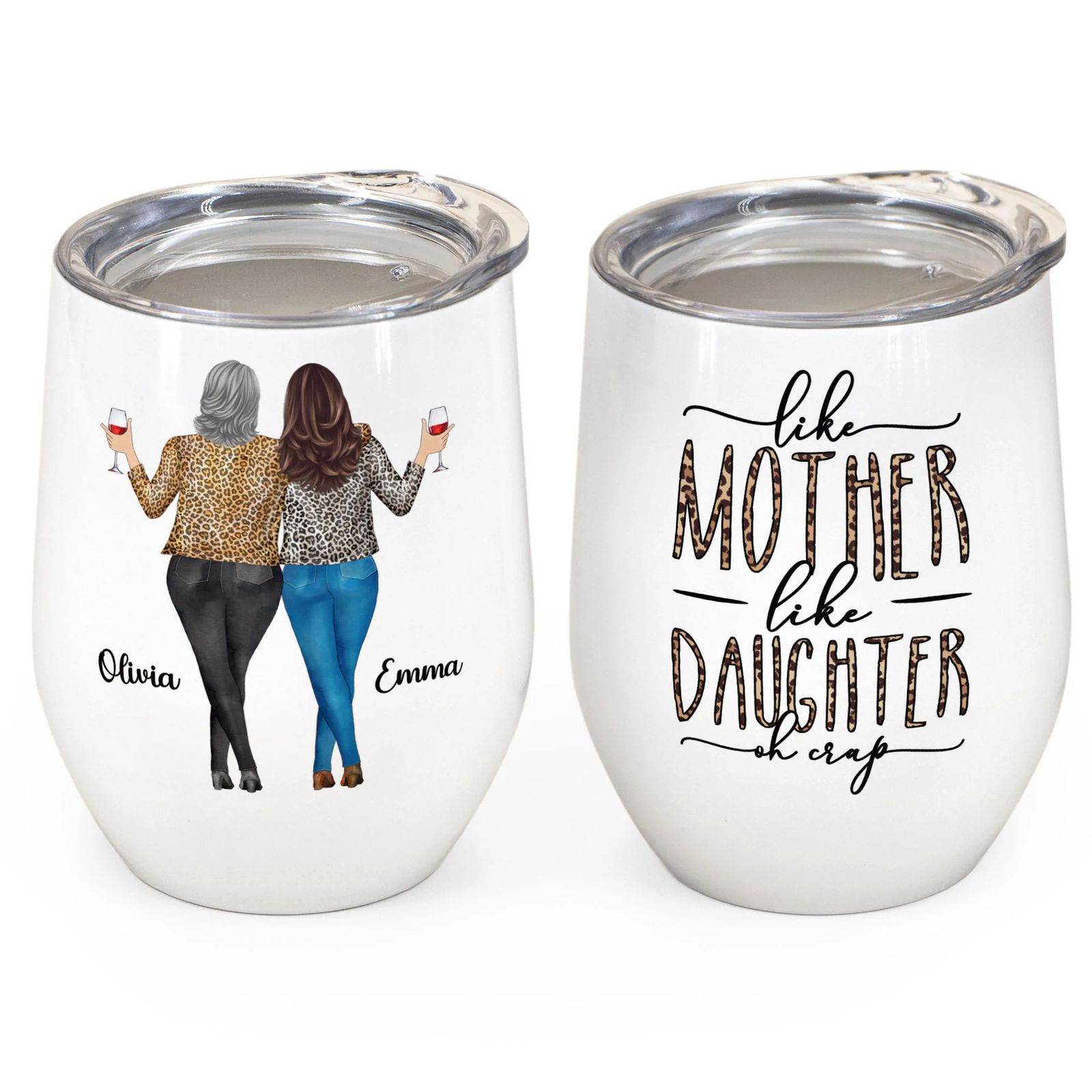 Like Mom Like Daughter Oh Crap - Personalized Mug