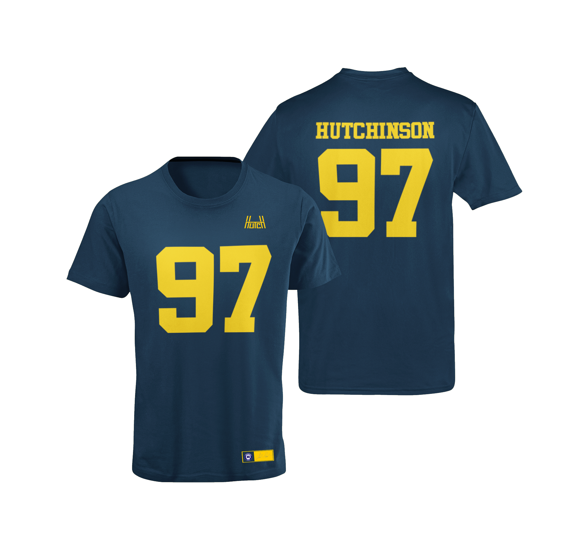 Buy Aidan Hutchinson Detroit Lions Majestic Threads Player Name & Number  Short Sleeve Hoodie T-Shirt - Blue F4900613 Online