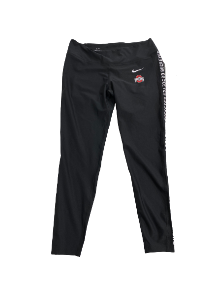 Gabby Gonzales Ohio State Volleyball Team-Issued Leggings (Size Women ...