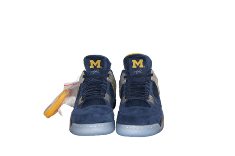 michigan jordan 4 shoes