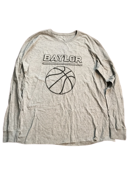 Makai Mason Baylor Basketball Long Sleeve Shirt
