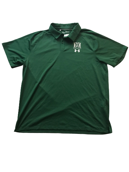 Zigmars Raimo Hawaii Basketball Team Issued Polo Shirt (Size XXL)