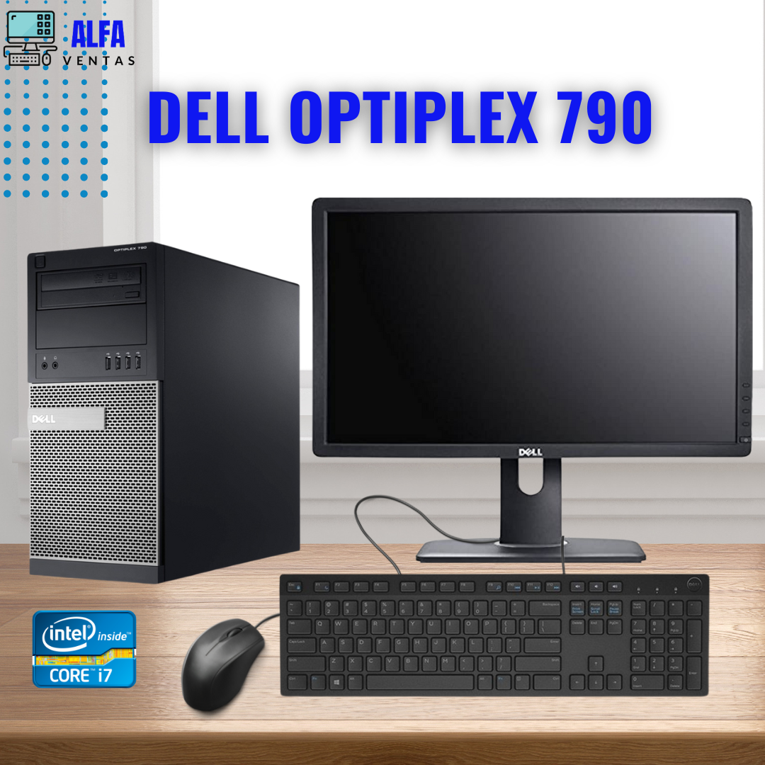 Computadora De Escritorio Dell Optiplex 790 Torre Core I7 Ssd 480gb 16