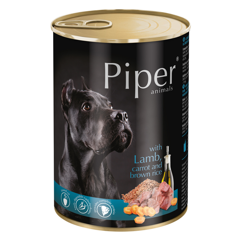 Piper with Lamb, Carrot and Brown Rice - 400g