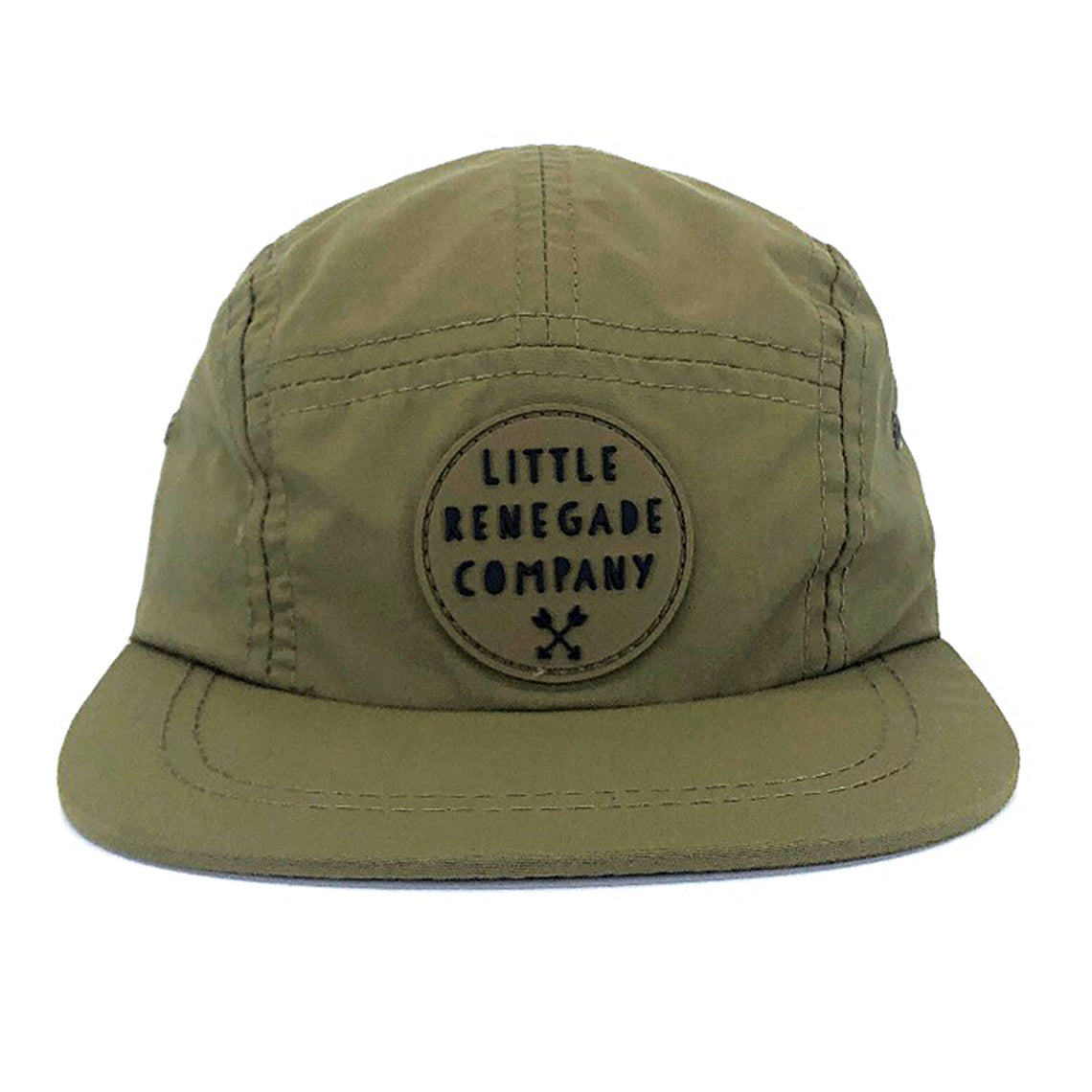 5 panel cap olive