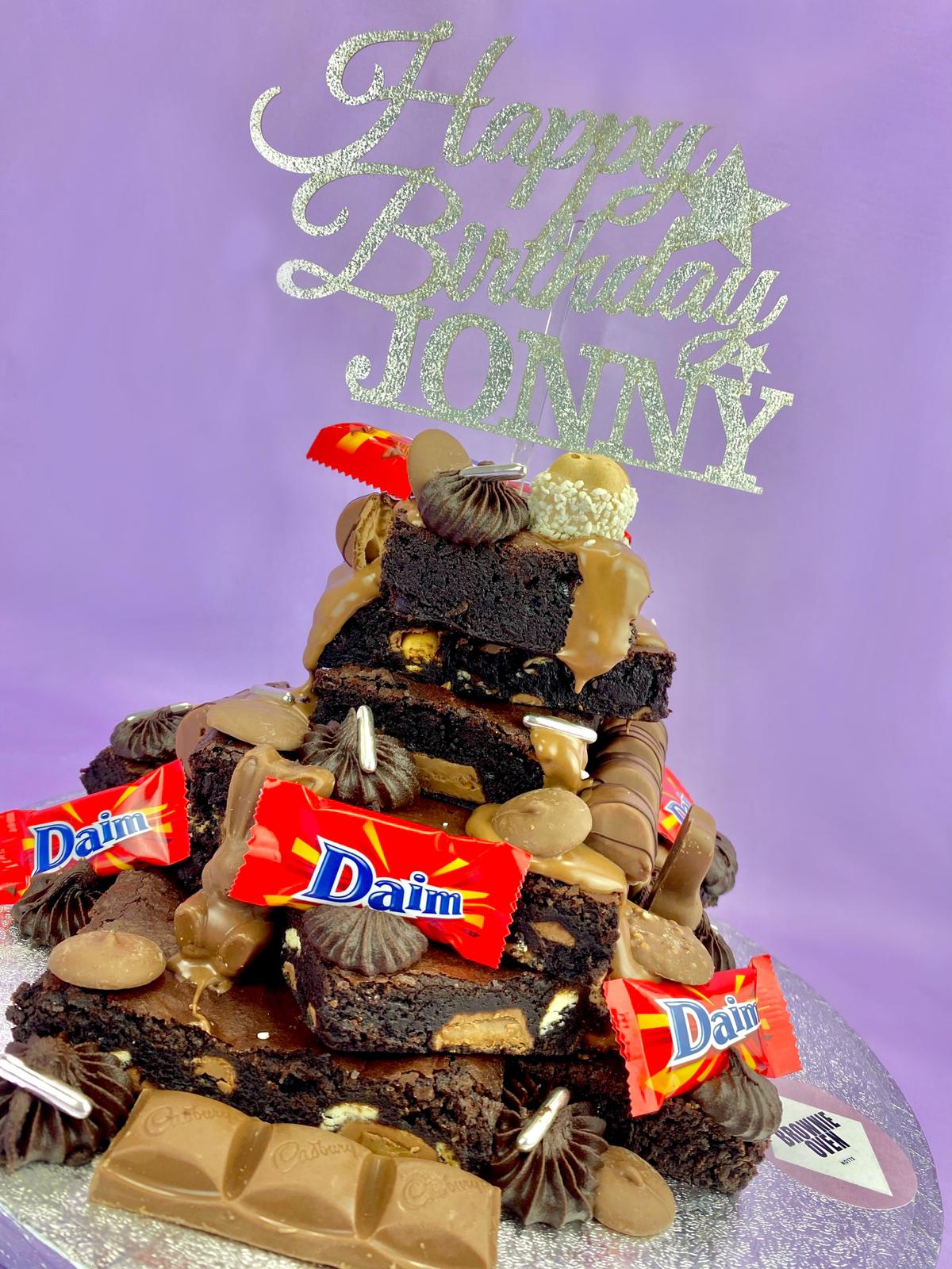 Brownie Oven Notts Brownie Tower Diam Kinder Bueno Personalsed Brownie Tower Nottingham Brownies Postal