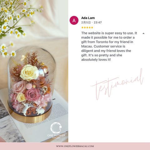 one flower horoscope glass dome customer reviews