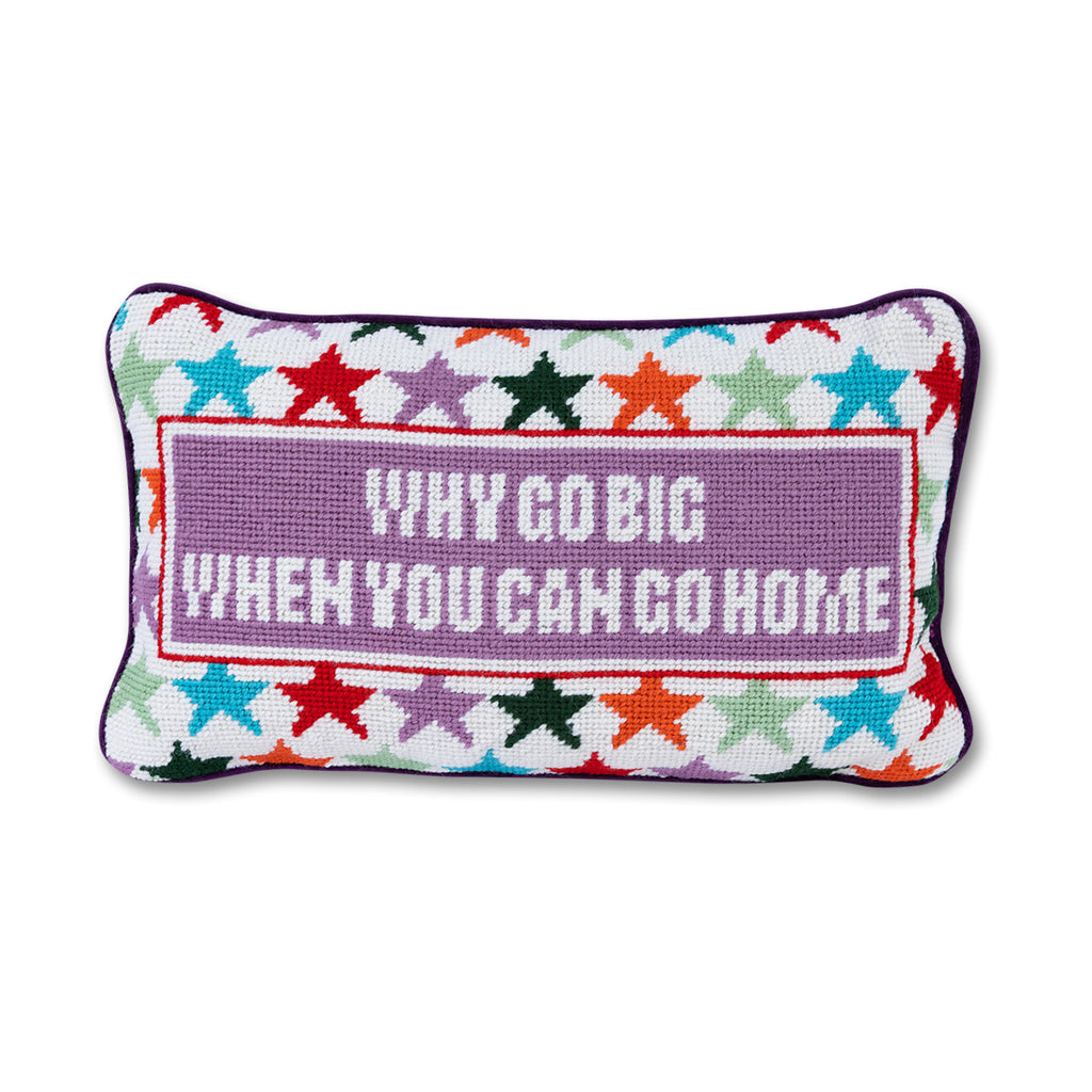 Too Much of a Good Thing Needlepoint Pillow