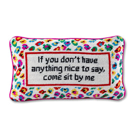 Furbish Studio - Whoop There It Is Needlepoint Pillow