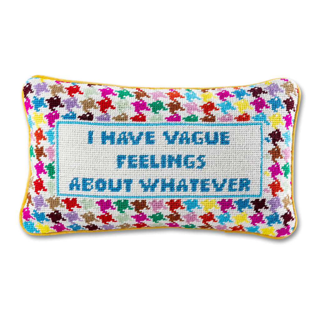 Not Well Bitch Needlepoint Pillow