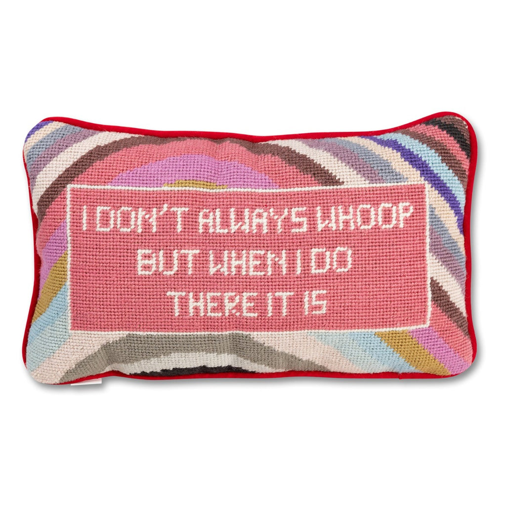 Furbish Studio - Happy Challah Days Needlepoint Pillow