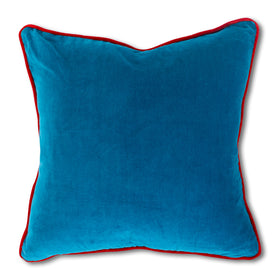 Buy BLUE GRASS Digital HD Foil Print Velvet Cushion Cover - Set of