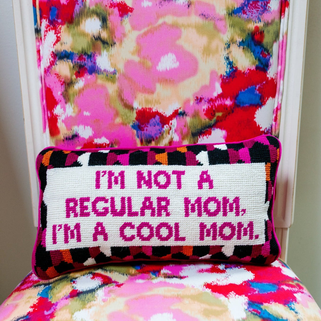 Furbish Studio - Whoop There It Is Needlepoint Pillow