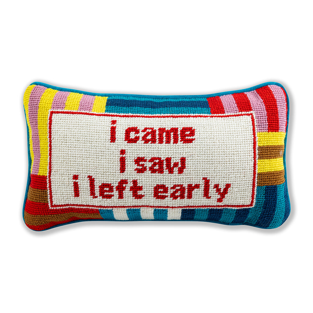 Horrible Idea Needlepoint Pillow