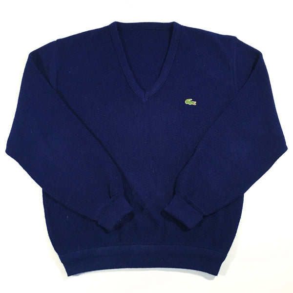 Lacoste Pullover Sweater Navy – VINTAGE STRAINS