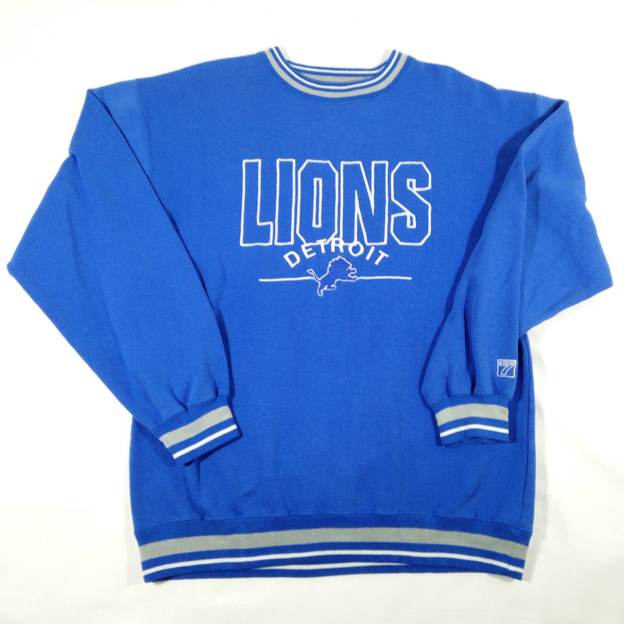 Detroit Lions Logo 7 Crewneck – Vintage Strains