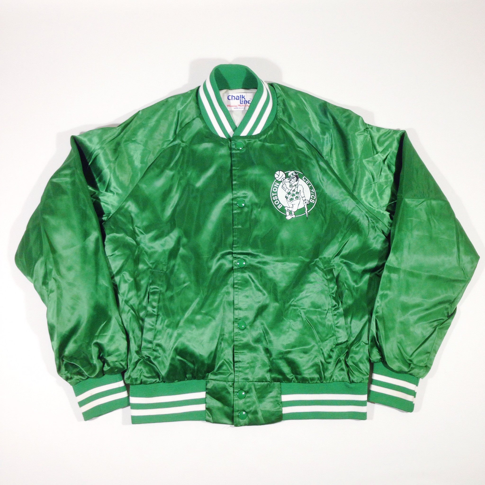 boston celtics satin jacket