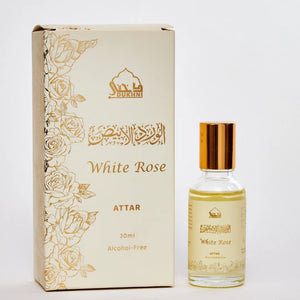 White Rose Attar Oil I عطرورد ابيض - Dukhni - Islamic Scents of Arabia الروائح الإسلامية العربية (USA)