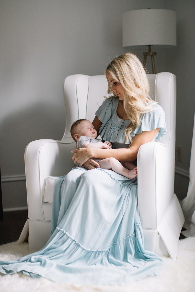 emily maynard on oilo nursery glider