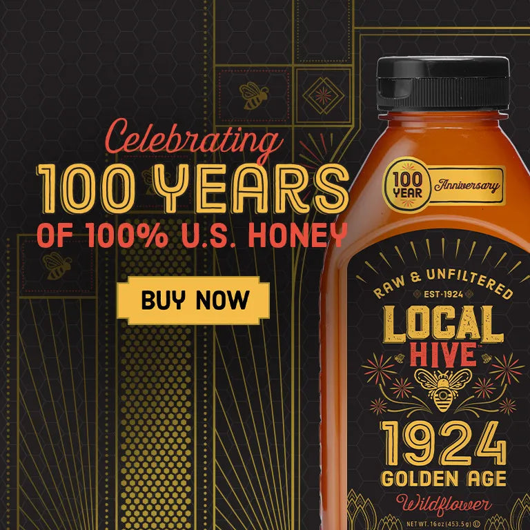 Celebrating 100 Years of 100% U.S. Honey. Buy Now.