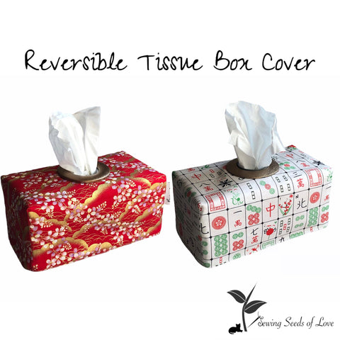 Reversible Tissue Box Cover Tutorial - Complete Step-by-Step