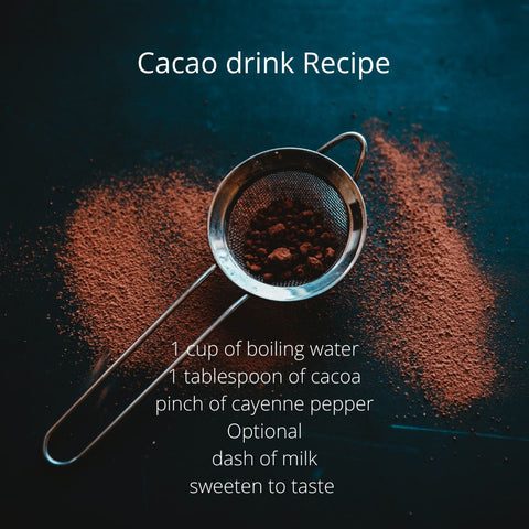 Cacao drink recipe