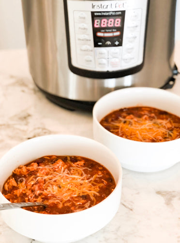 Healthy Instant Pot Chili - Instant Pot Recipes - Instant Pot Soups - Healthy Quick Soups - Easy to Make Soups