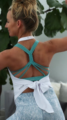 High Impact Support Bras and Adorable tie back halter top