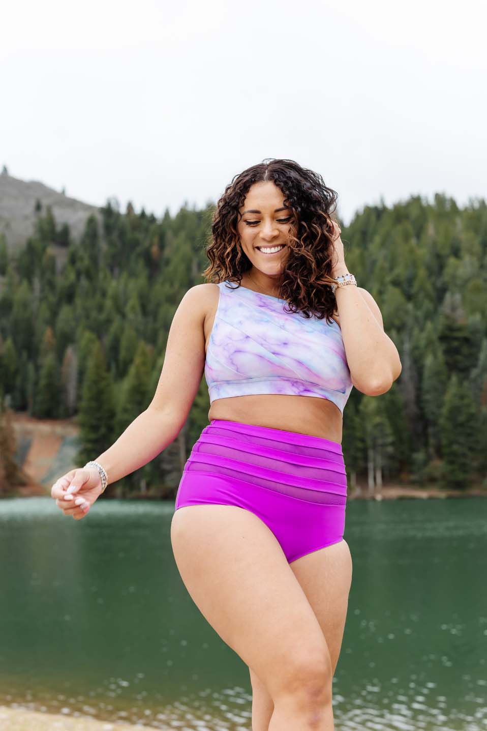 ultra high waisted swim shorts plus size