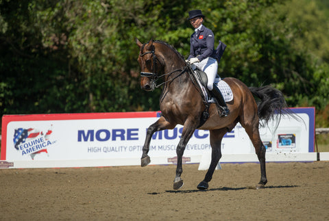 Louise Bell dressage at Hickstead Grand Prix