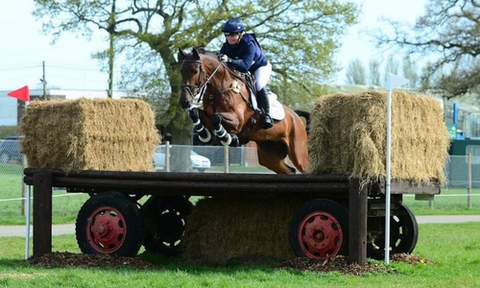India Wishart jumping cross country eventing