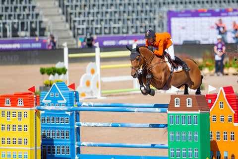 Maikel van der Vleuten and Beauville WEG 2022 jumping