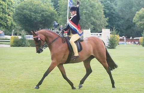 Team Ahern showing winning Supreme pony at Hickstead RIHS