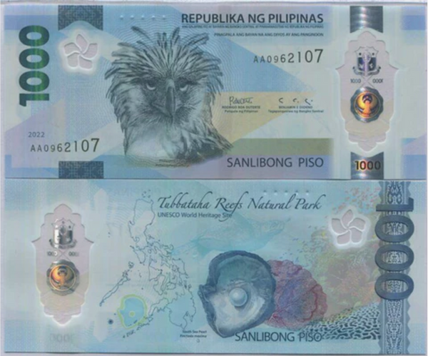 1000 peso banknote Philippines