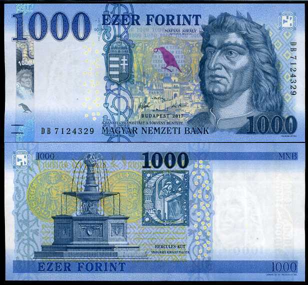 Hungary 500 Forint 2018 / 2019 P New UNC – Noteshobby