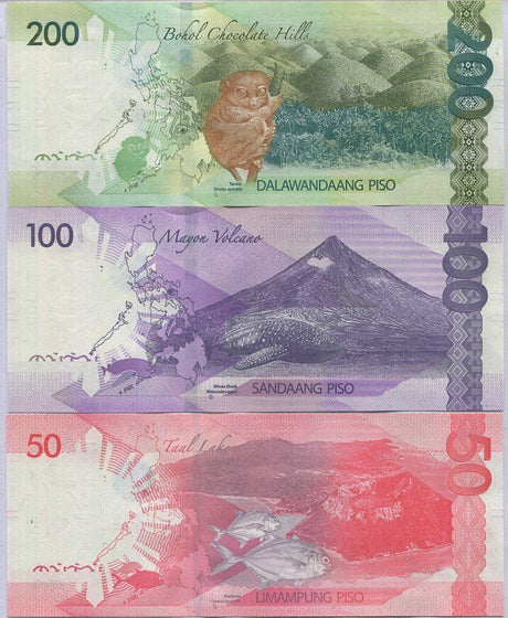 Philippines 500 Pesos 2020F P 227 UNC with Blind Mark