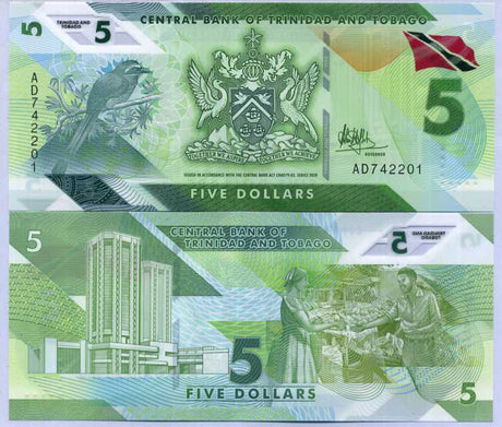 Barbados Dollars ND 2022 POLYMER P 81 NEW Design UNC –, 41% OFF