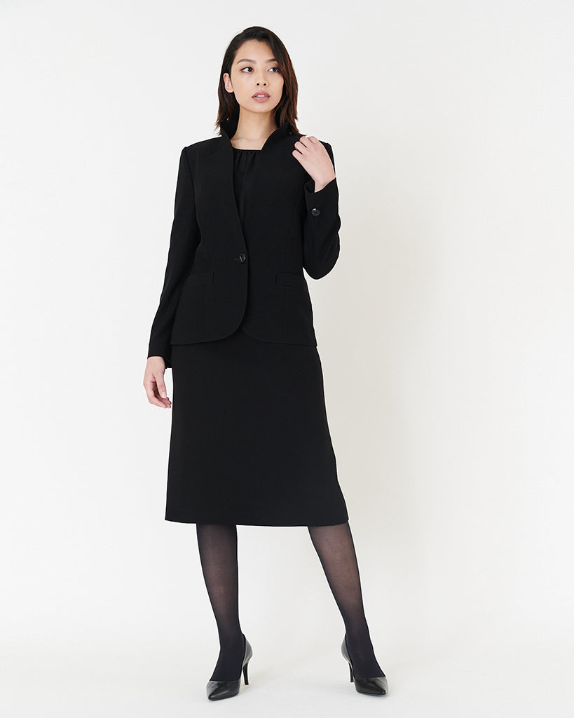 ミス アシダ ブラック フォーマル ツーピース 美品 礼服/喪服 入荷