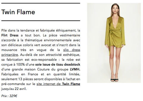 As Seen In L'Officiel France – TWIN FLAME