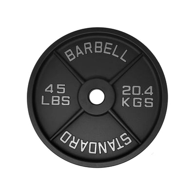 Cast Iron Plates - Barbell Standard - Elite