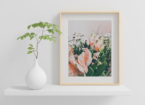 Flowers art print for Mothers Day