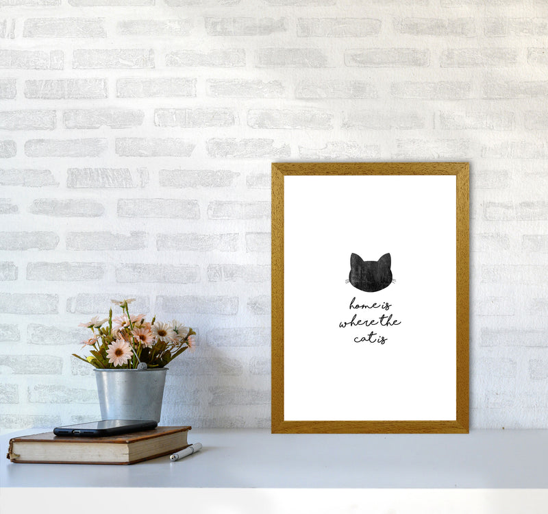 Home Is Where The Cat Is Print By Orara Studio Animal Art Print A3 Print Only