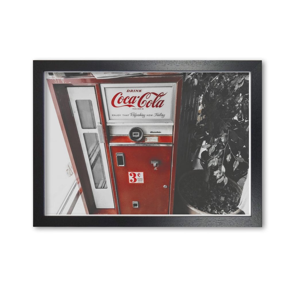 modern coca cola vending machine