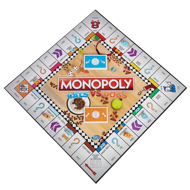 Hasbro Monopoly Koty Kontra Psy 8 Gry I Puzzle Sklep Internetowy Toys R Us
