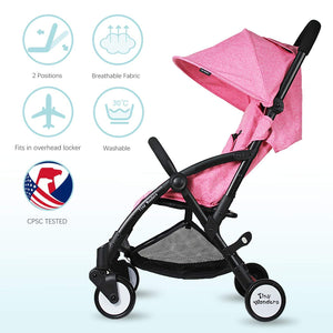 travel stroller with large canopy
