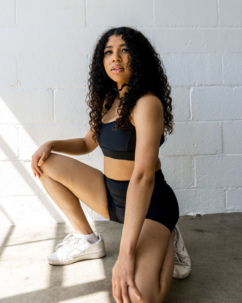 Oblique One Shoulder Strap Women's Exercise fitness Sports Bra – Lailah's  Loft