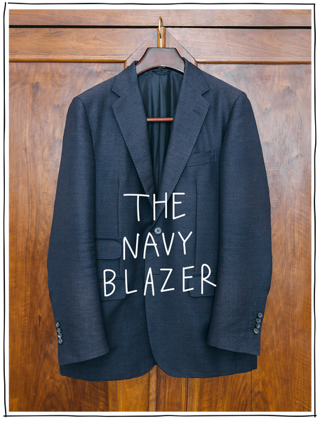 the navy blazer